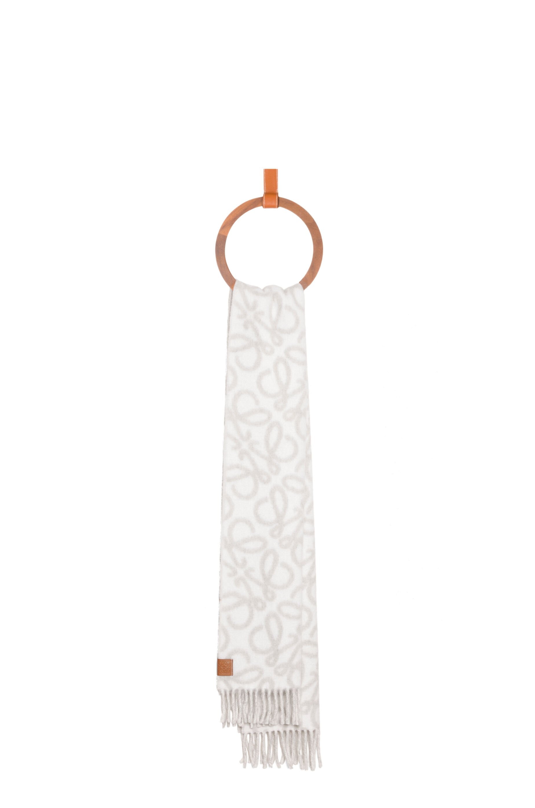 Anagram scarf in alpaca and wool - 3