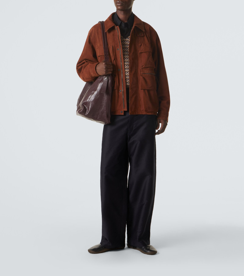 Lemaire Leather shoulder bag outlook