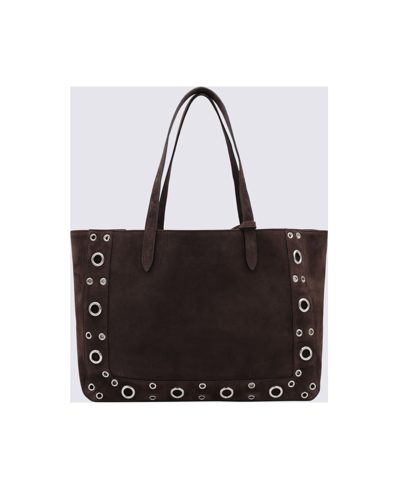 Brown Leather Totes - 3