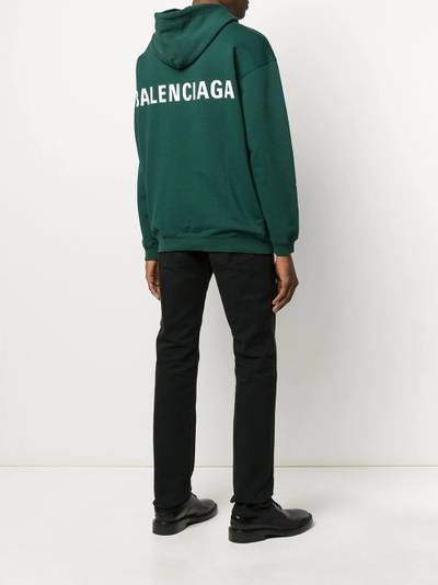 BALENCIAGA printed logo hoodie outlook