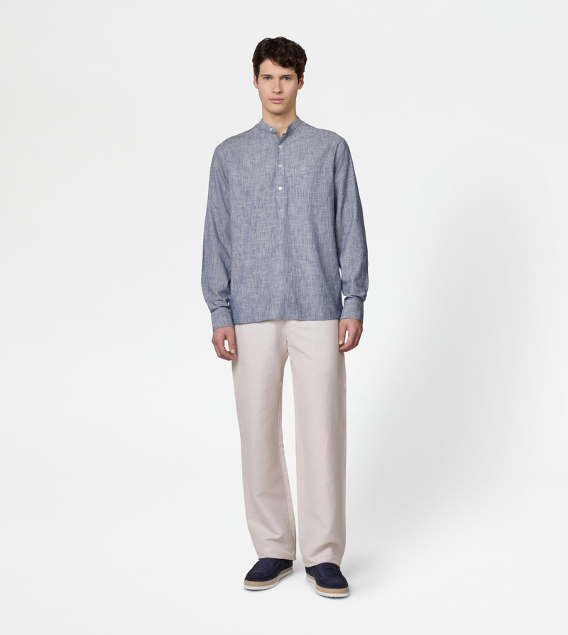 Tod's SHIRT IN COTTON - BLUE outlook