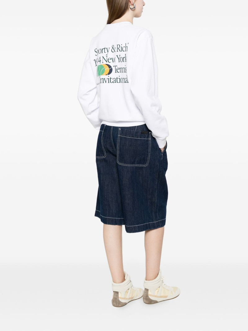 Sporty & Rich Invitational cew-neck sweatshirt outlook