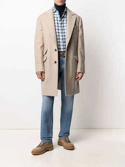 Brunello Cucinelli checked cotton shirt outlook