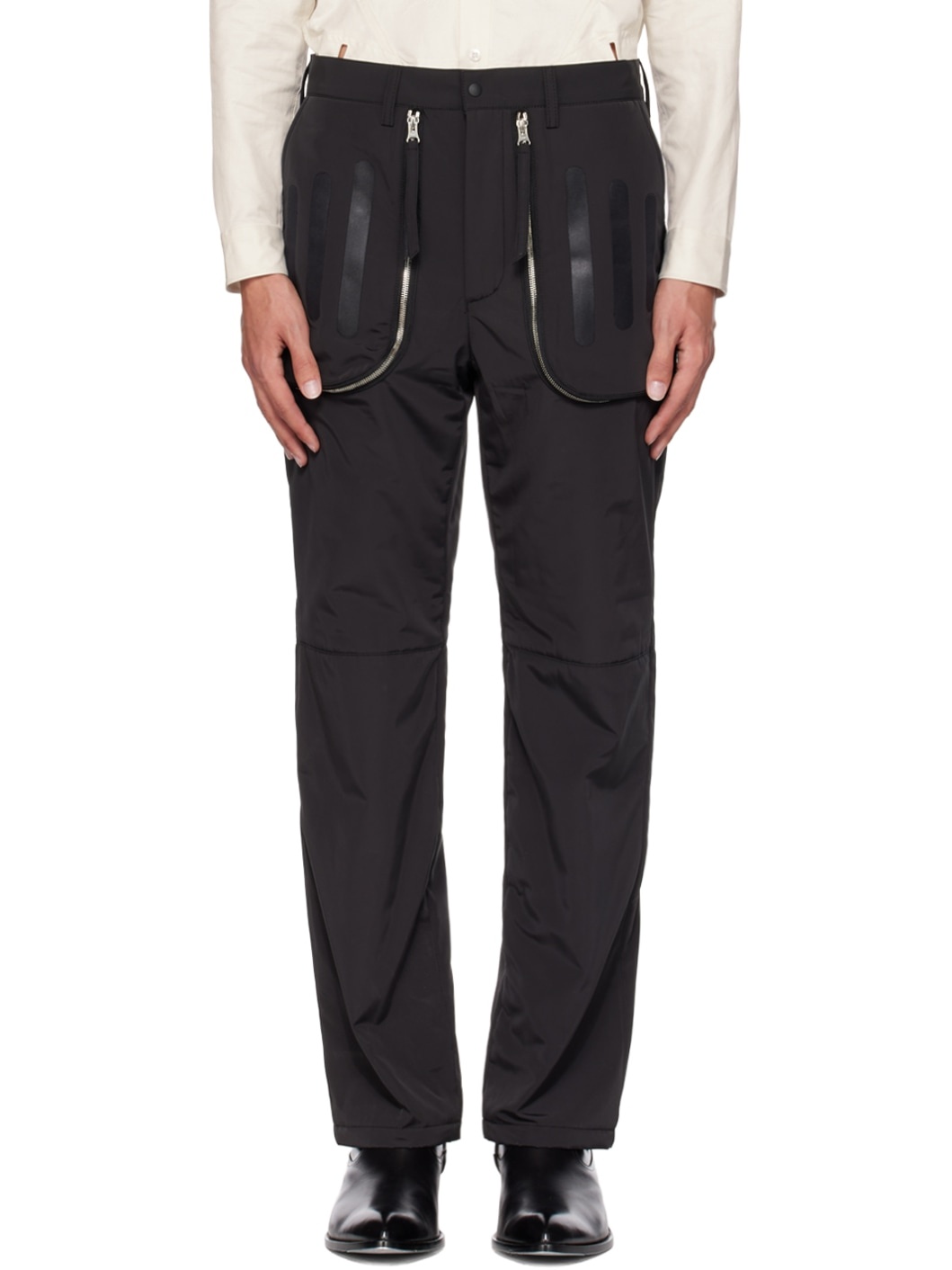 SSENSE Exclusive Black Trousers - 1