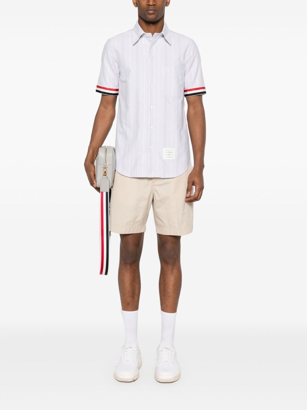 RWB-edge striped shirt - 2