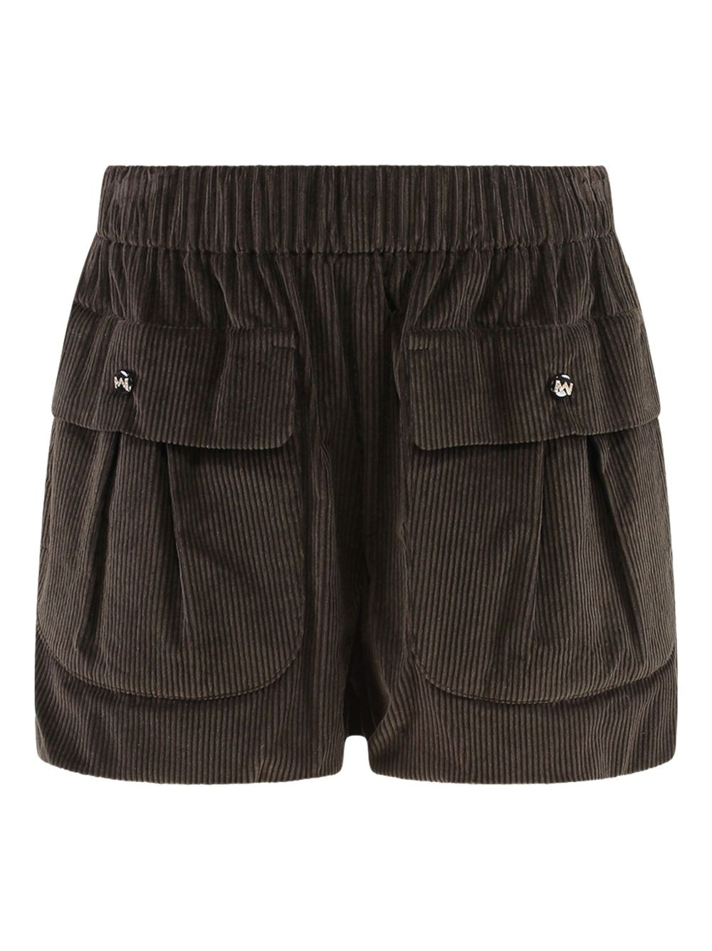 corduroy shorts - 2