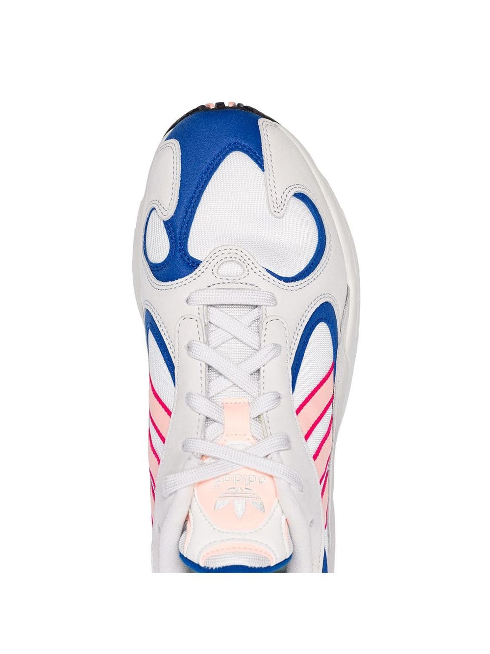 white Yung 1 Watermelon leather low-top sneakers - 3