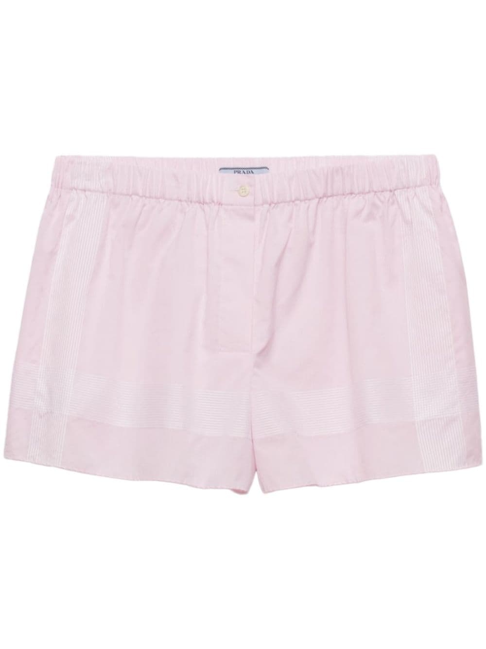 ショーツ PRADA PASTEL PINK COTTON SHORTS Prada cotton shorts | REVERSIBLE