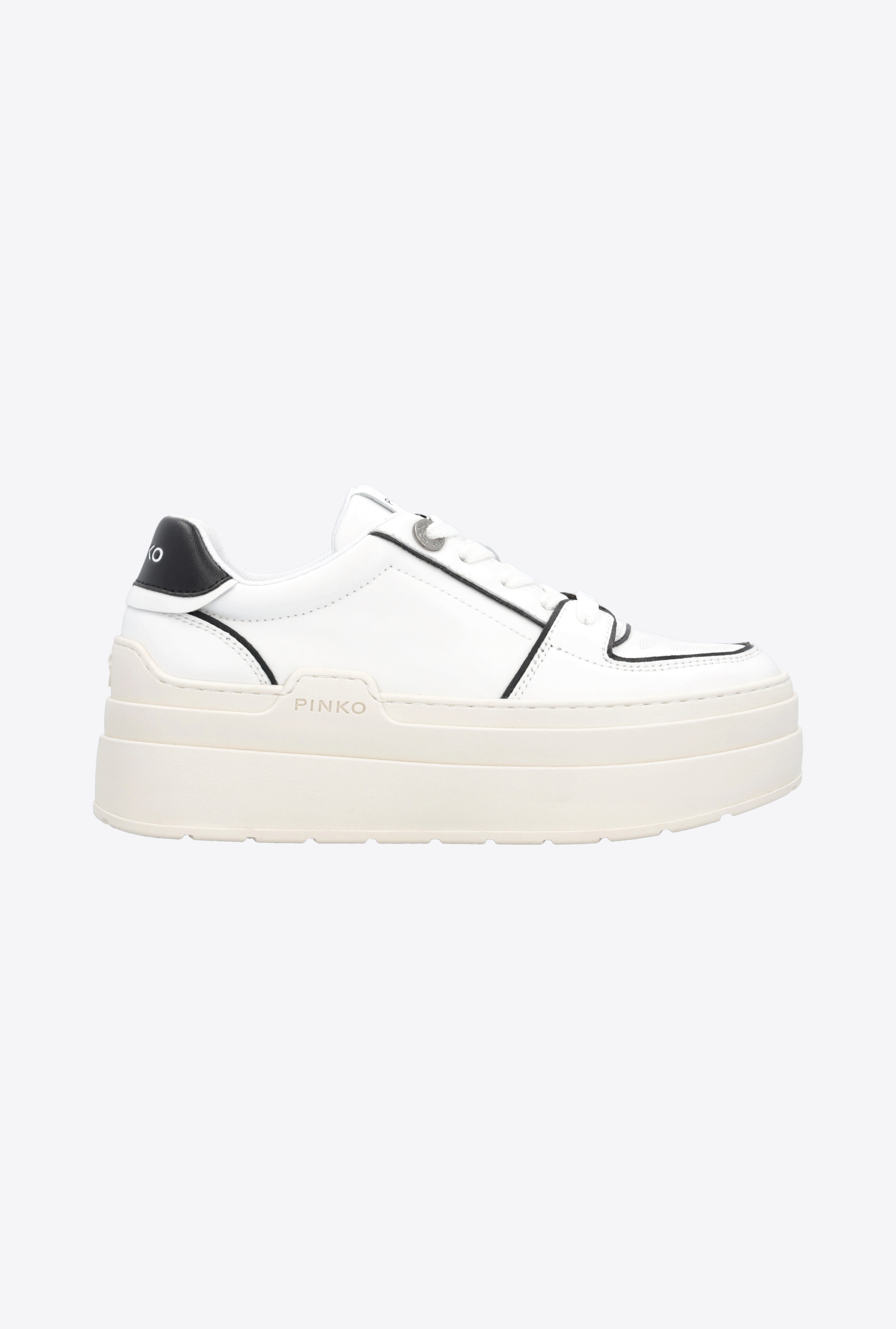 TWO-TONE PLATFORM SNEAKERS - 1