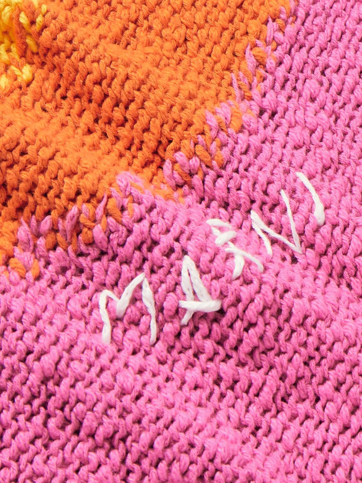 Crocheted Cotton Hoodie - 4