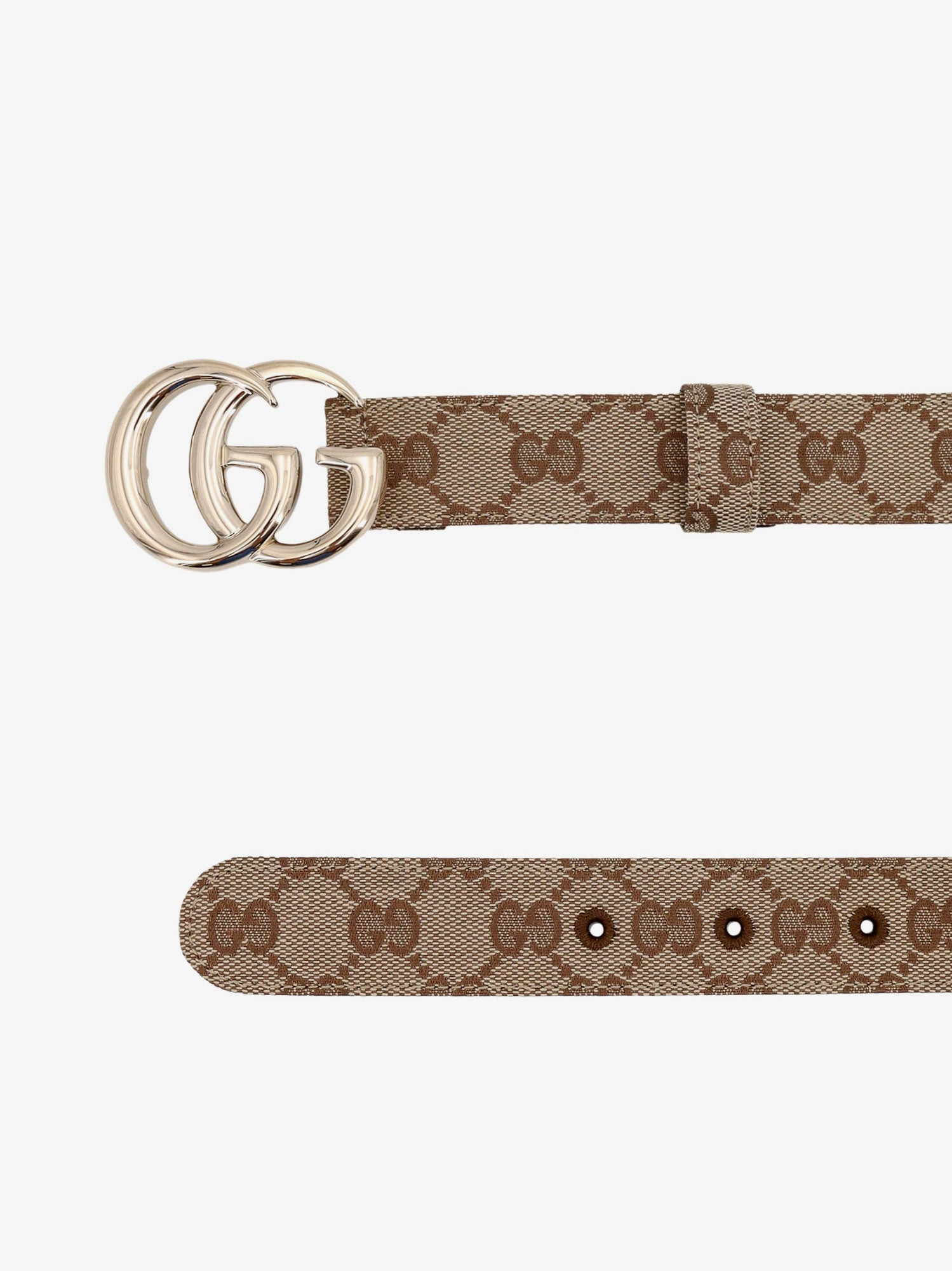 Gucci Women Original Gg Fabric Belt - 2