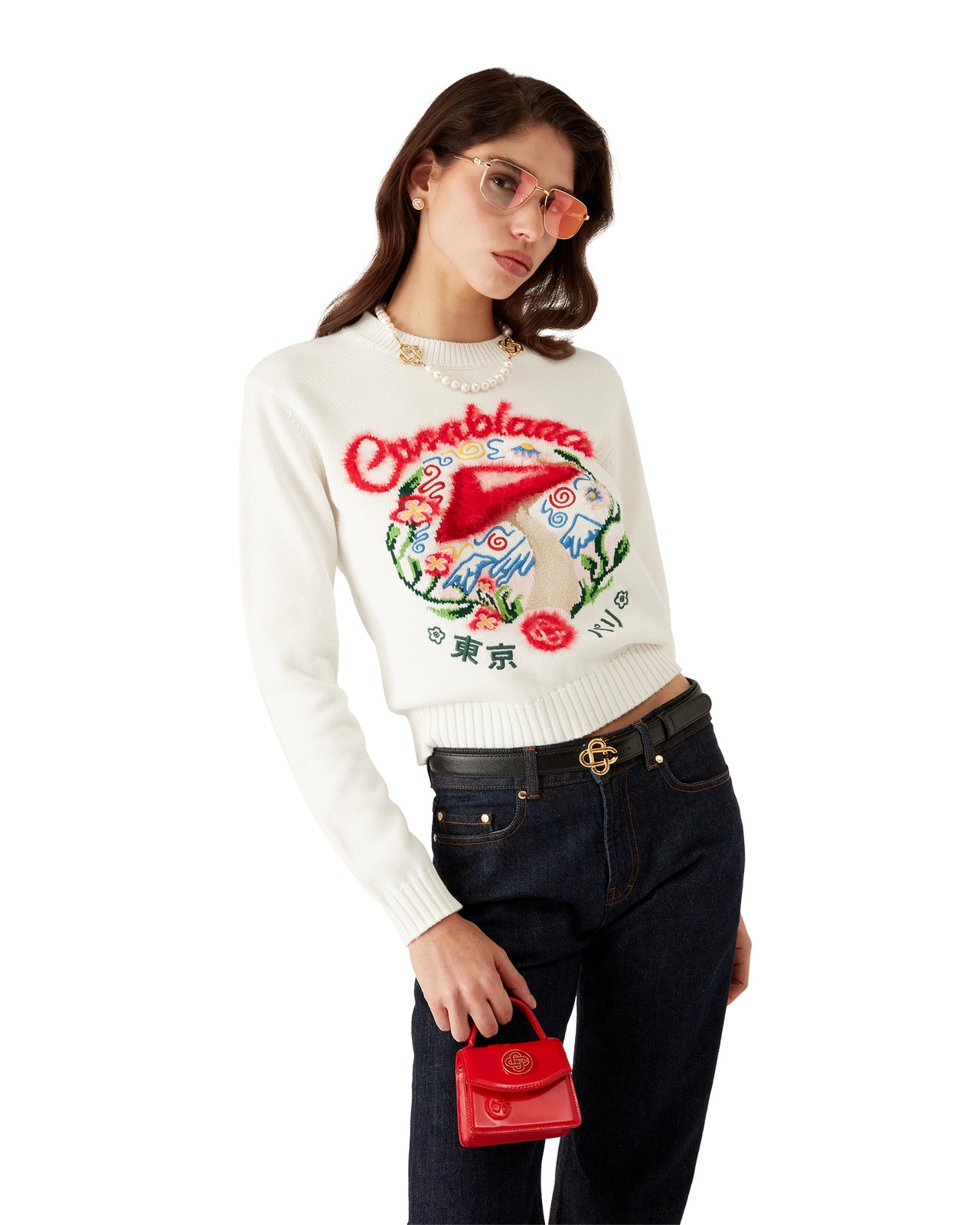 Cotton Embroidered Mushroom Jumper - 4