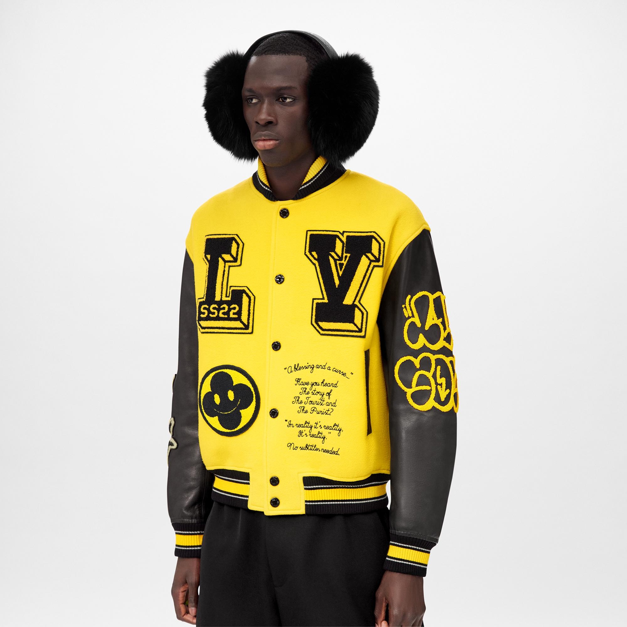 Leather Embroidered Varsity - 3
