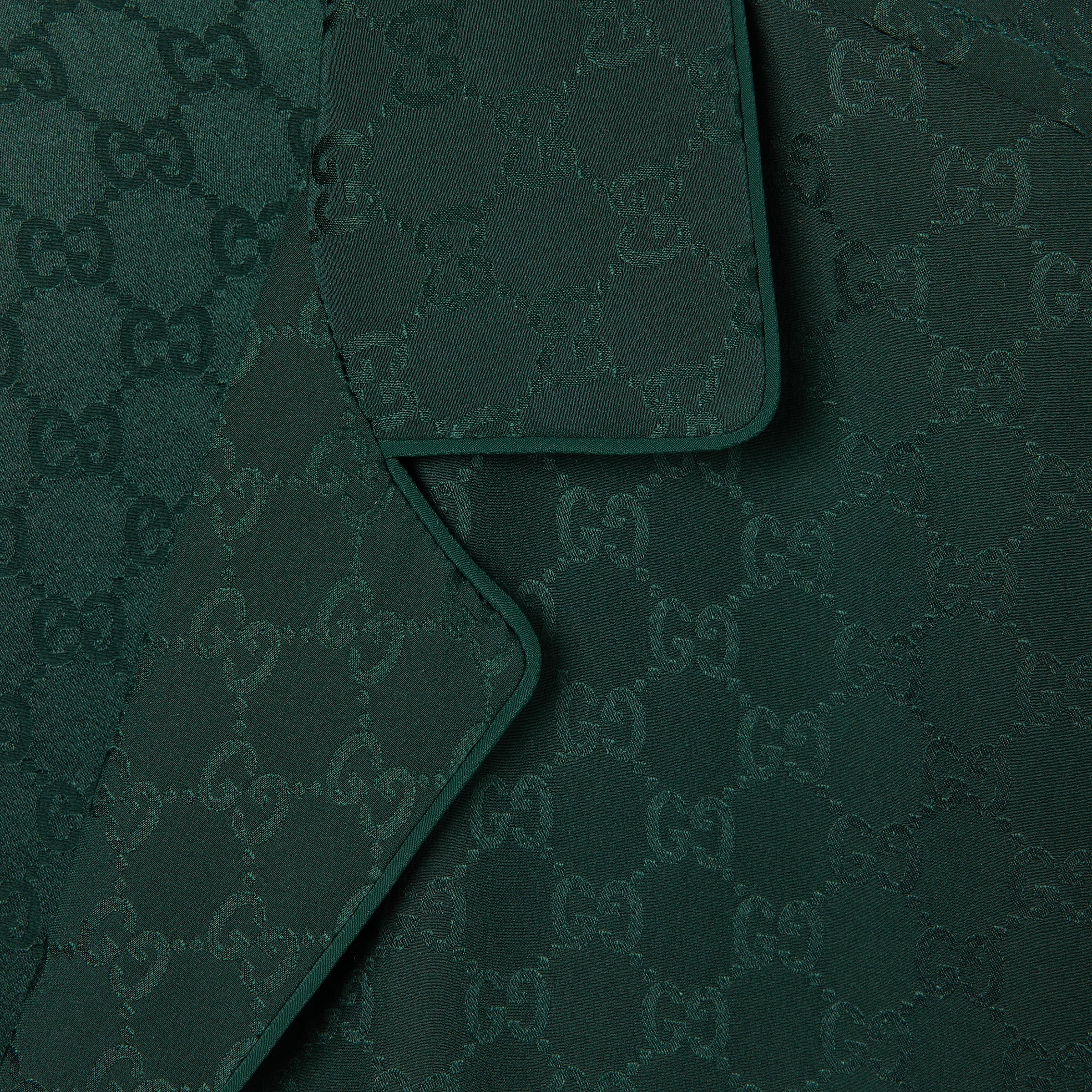 GG silk jacquard shirt - 6