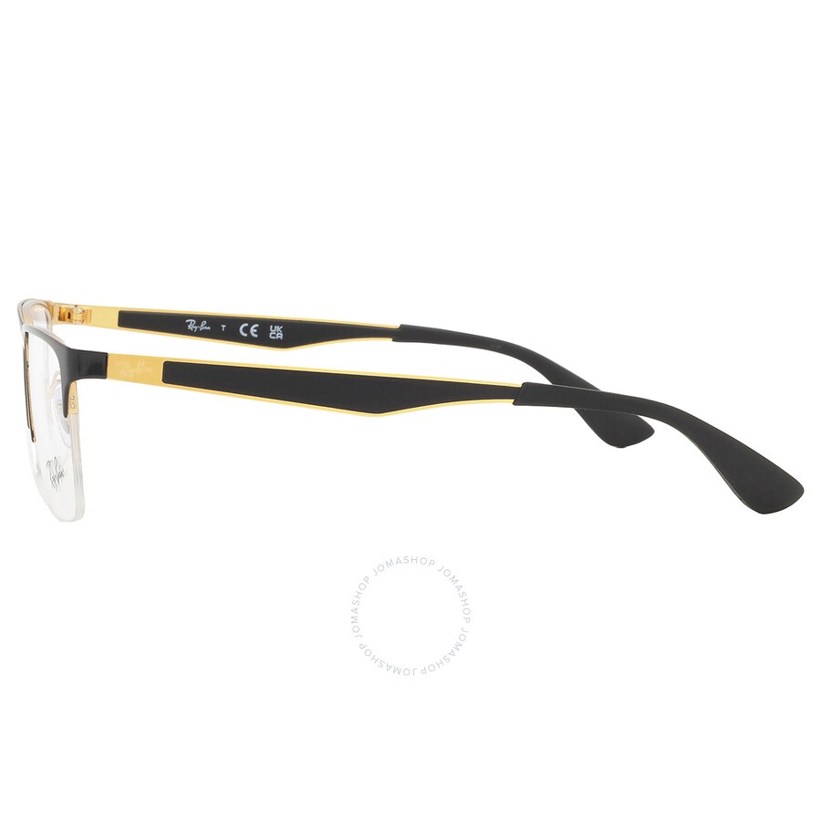 Ray Ban Demo Rectangular Men's Eyeglasses RX6335 2890 54 - 3