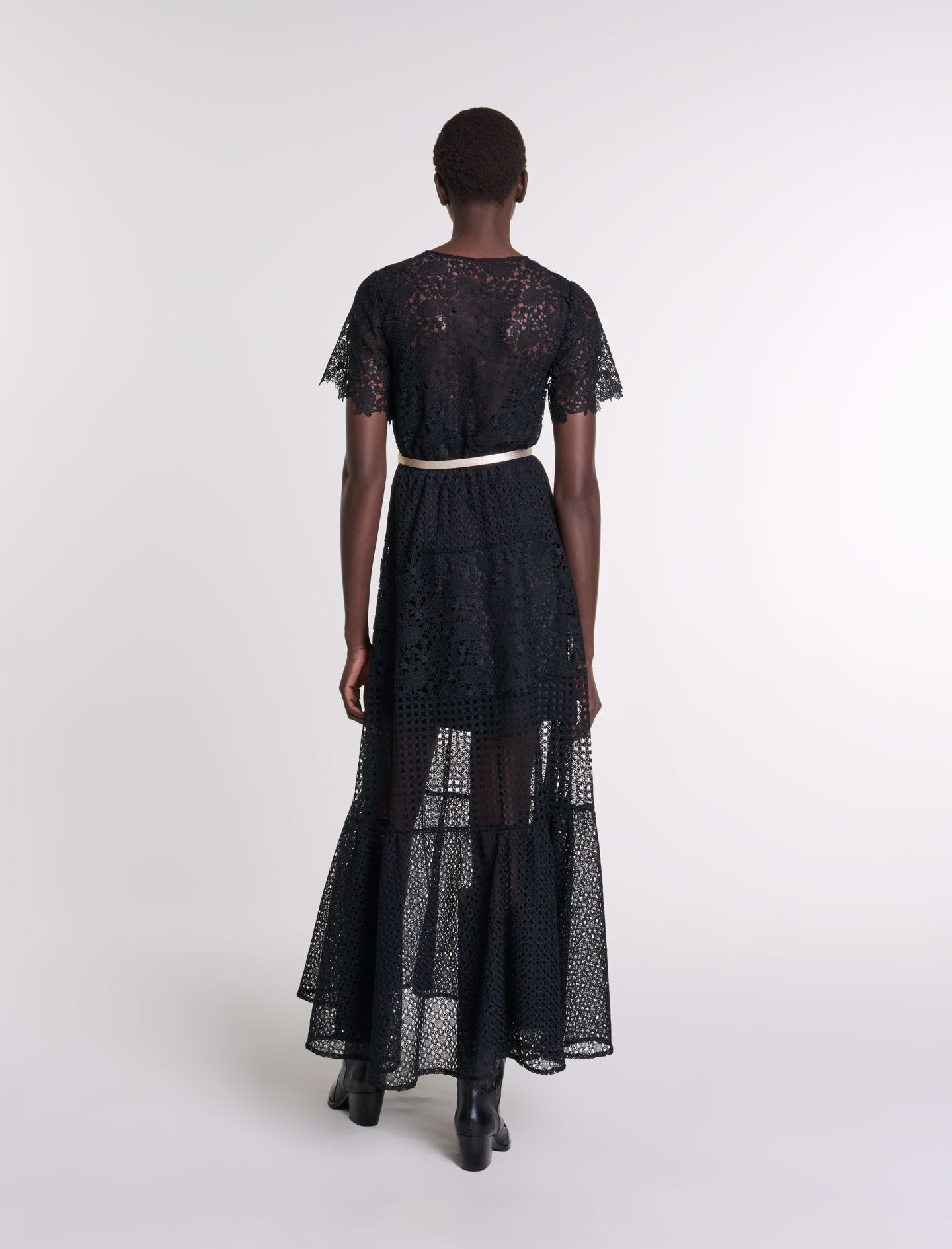 Lace maxi dress - 4
