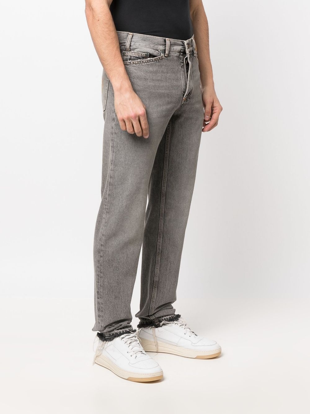 mid-rise slim-fit trousers - 3