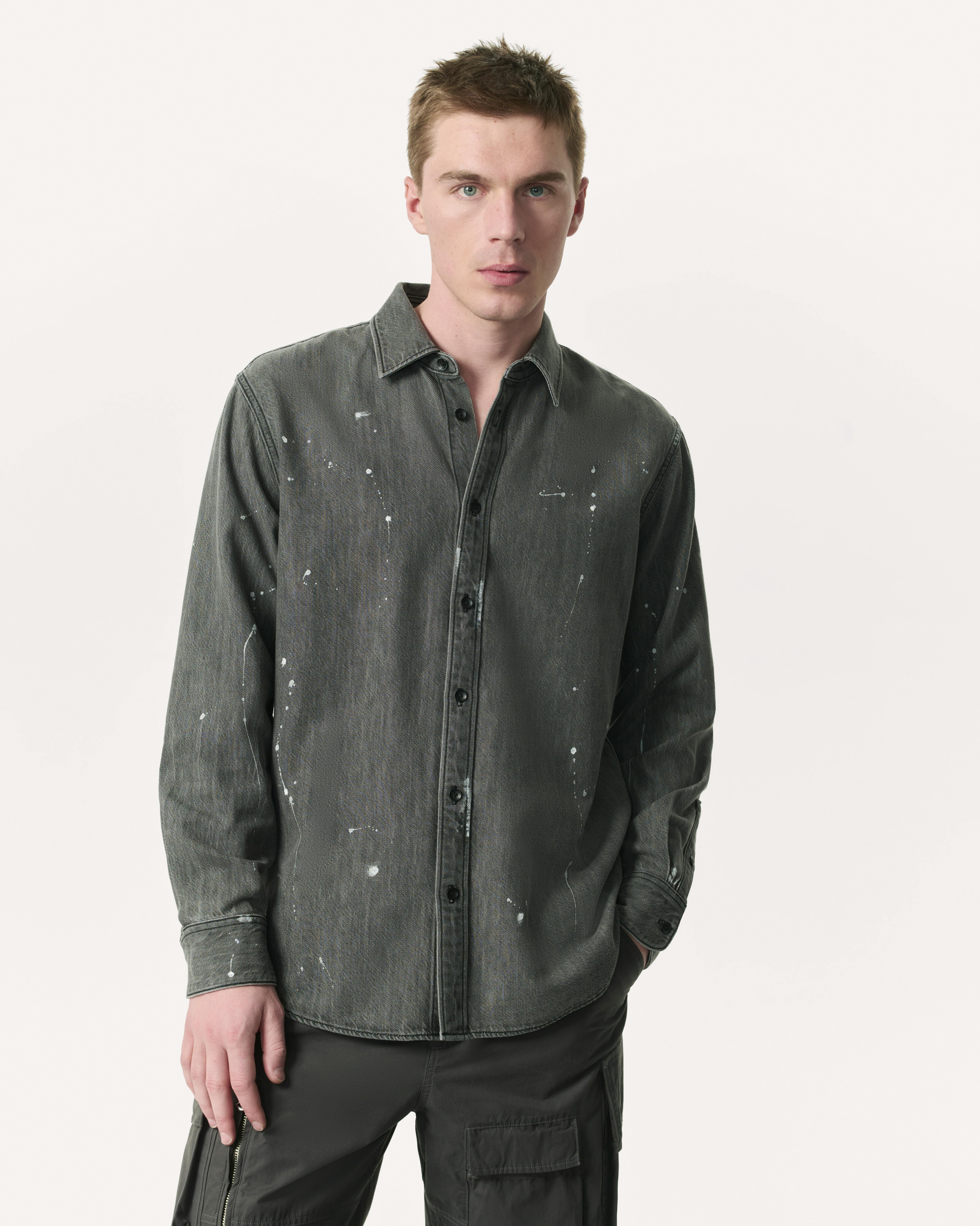 Finch Hand-Painted Denim Shirt
Featherweight Denim - 2