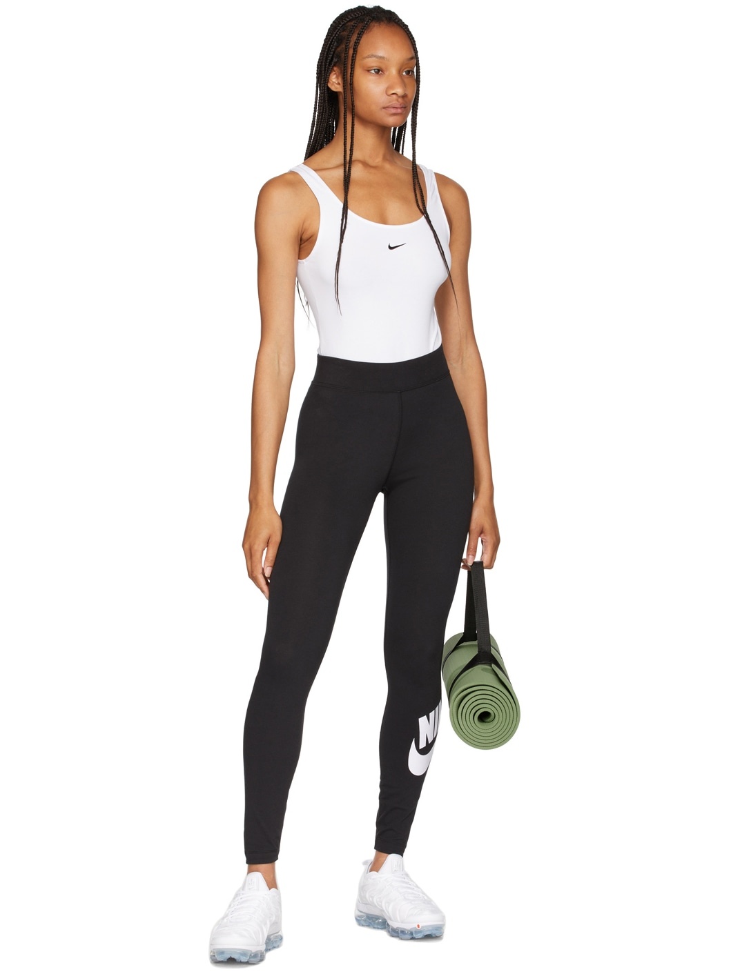 Black Sportswear Essential High Waisted Leggings - 4