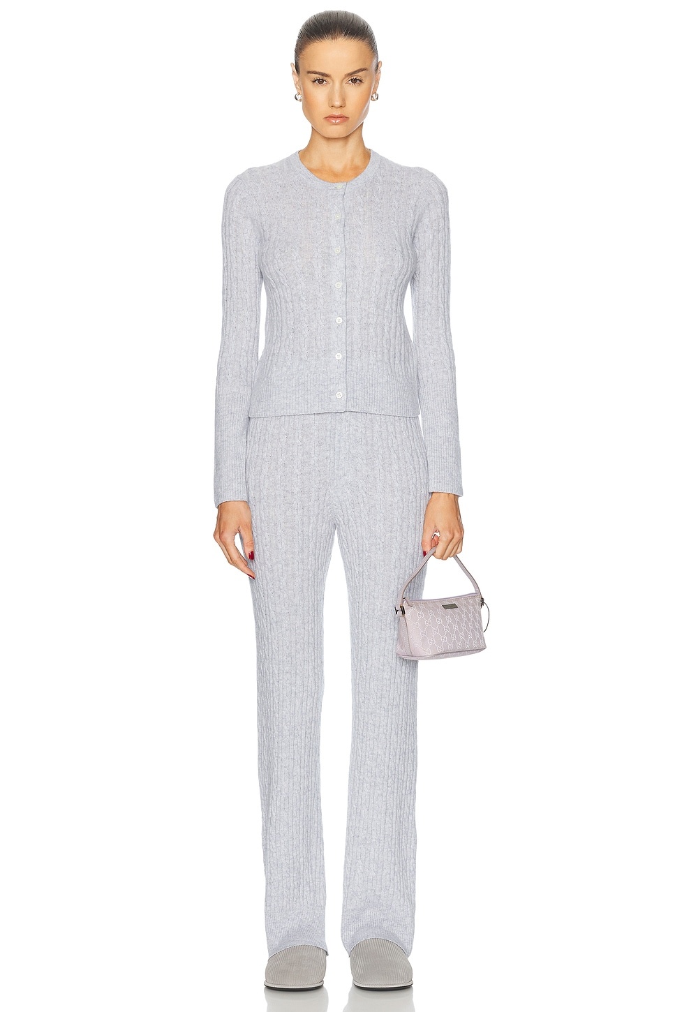 Cable Cashmere Trouser - 5