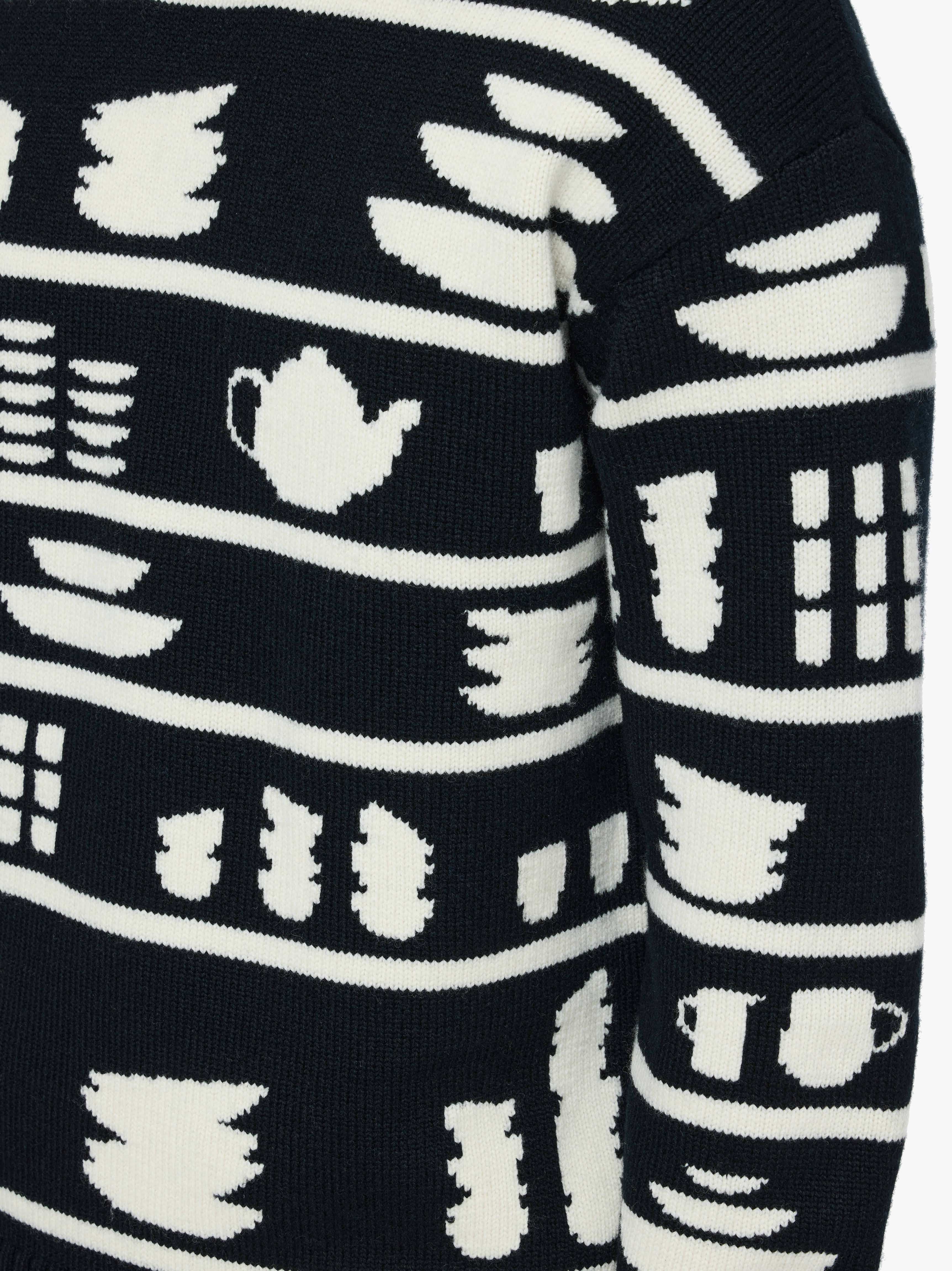 CROCKERY JACQUARD JUMPER - 5