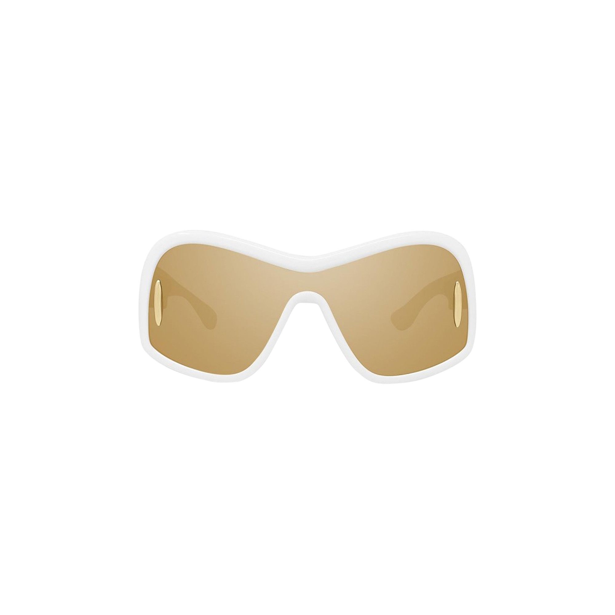 Loewe Square Mask Sunglasses 'Ivory/Brown' - 1