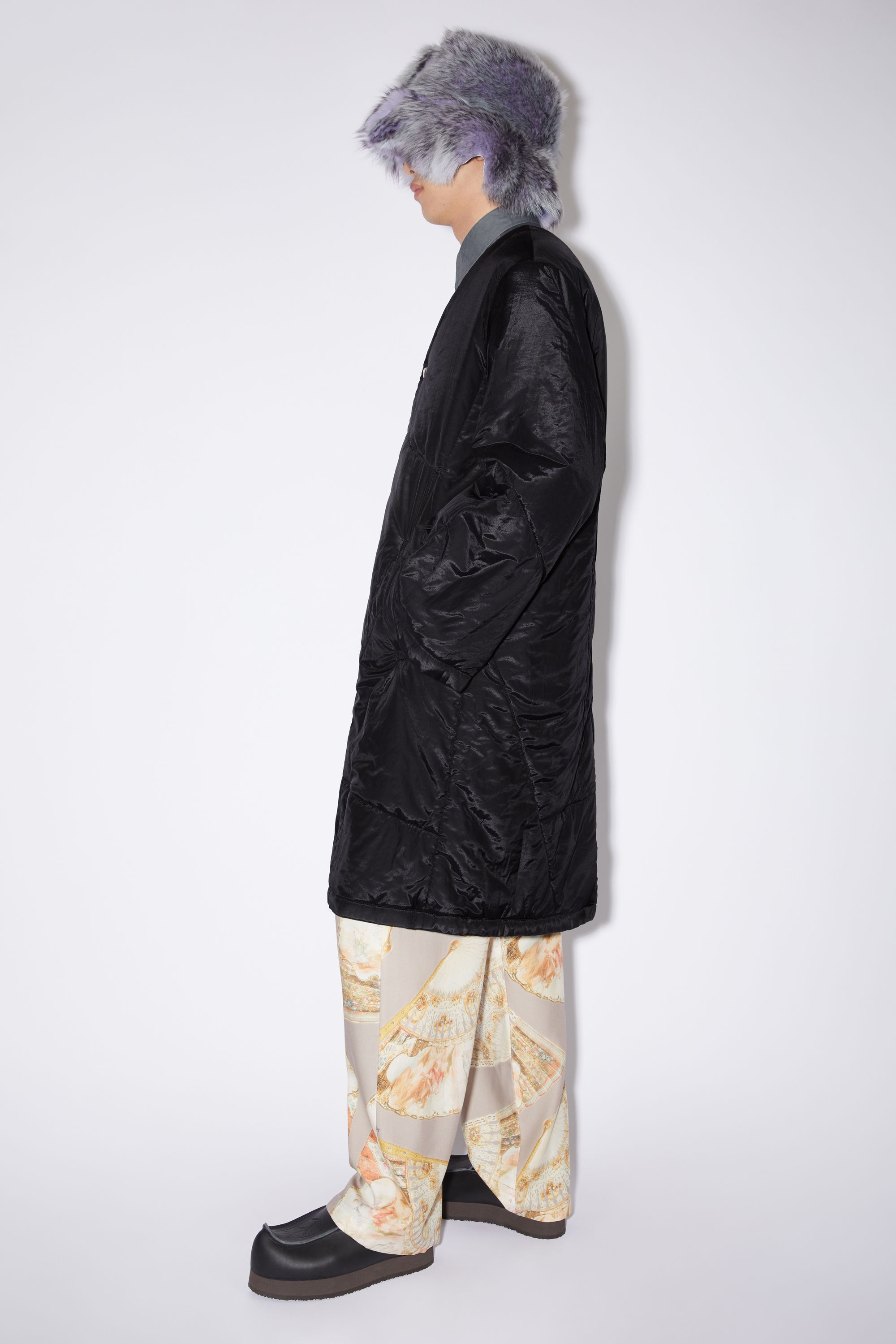 Padded coat - Black - 4