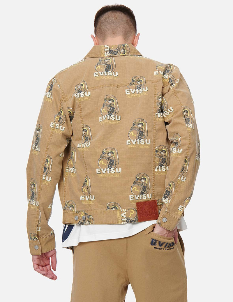 Allover Daruma Print Jacket 4