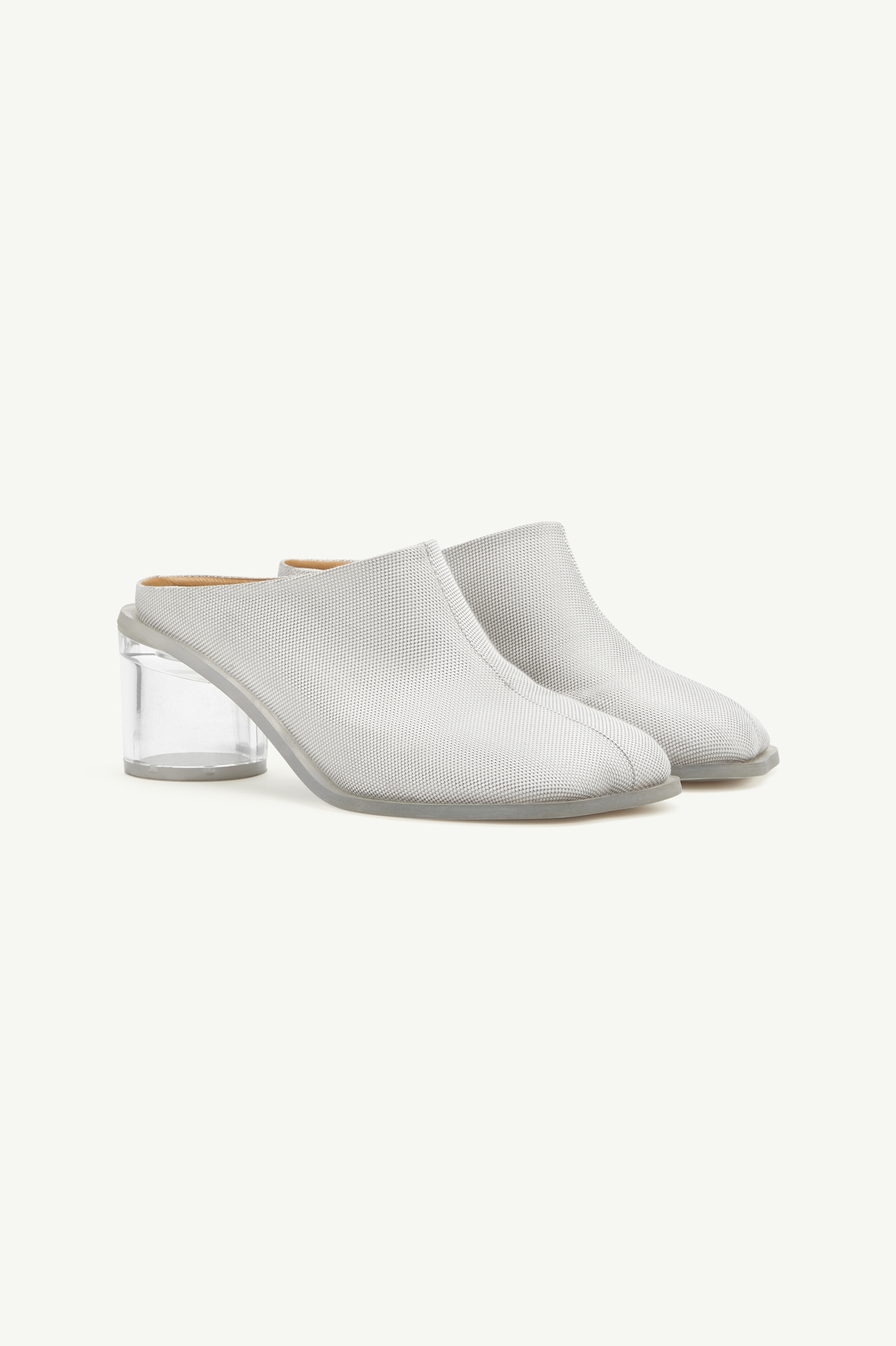 Anatomic Transparent Heeled Slip-on Mules - 2