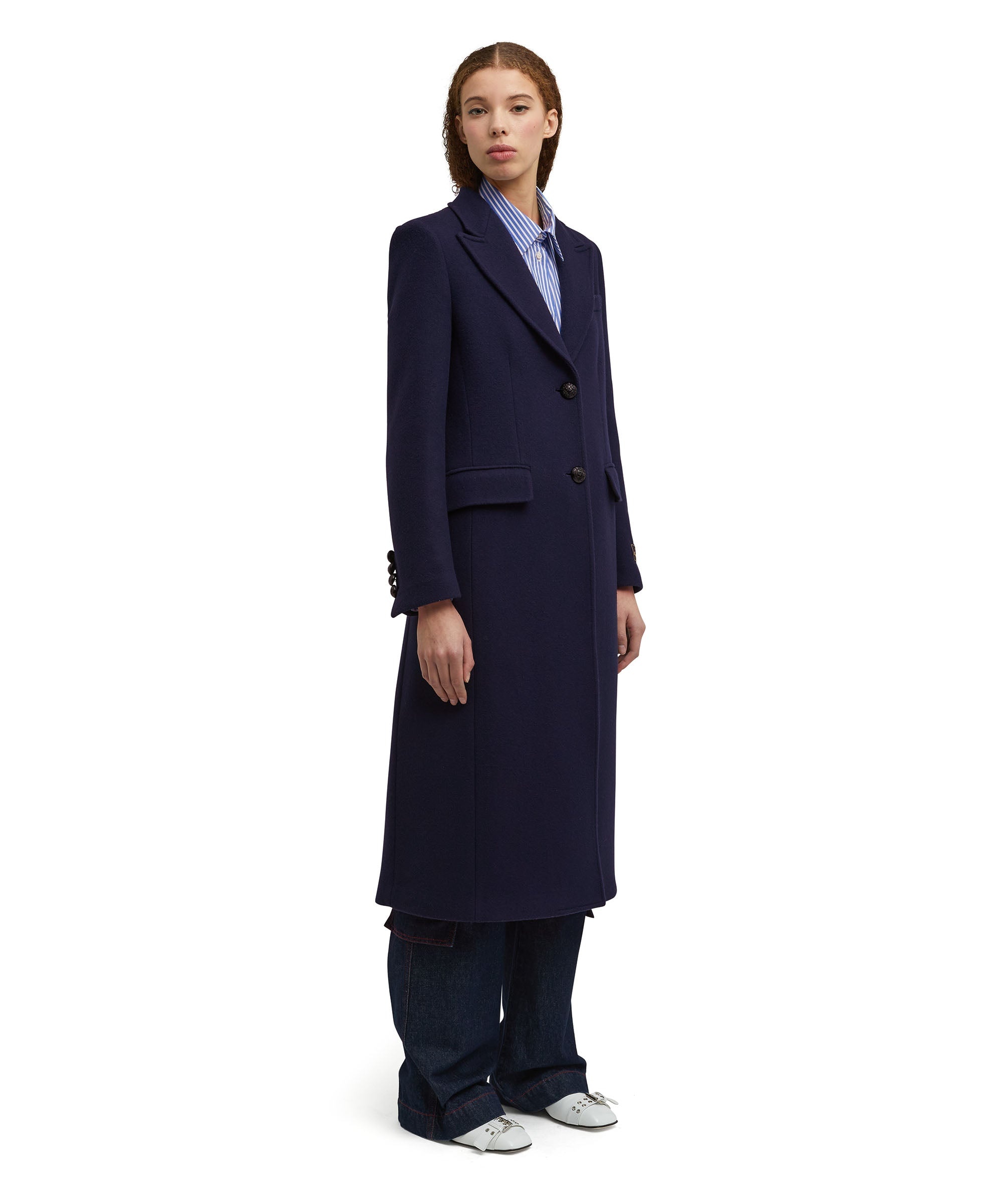 Virgin wool coat in "Wool Felt" - 3