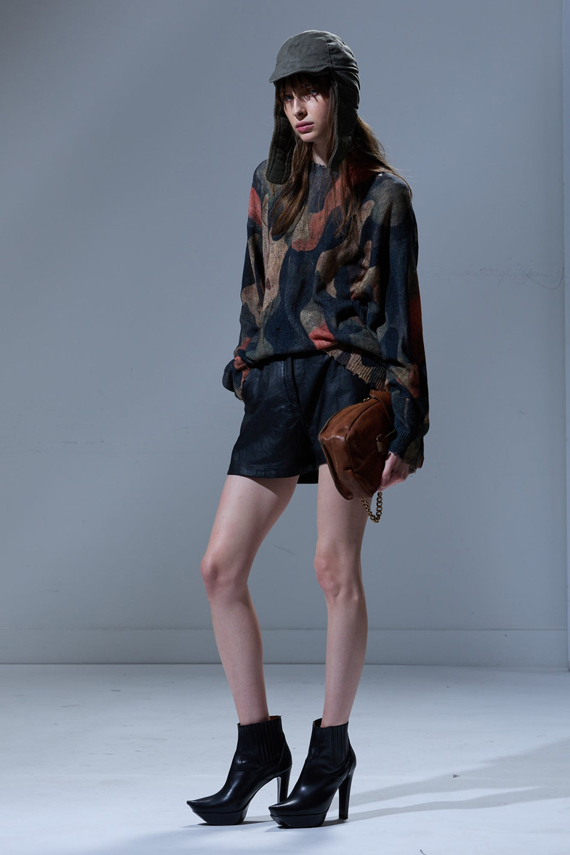 R13 PRINTED BOYFRIEND SWEATER outlook