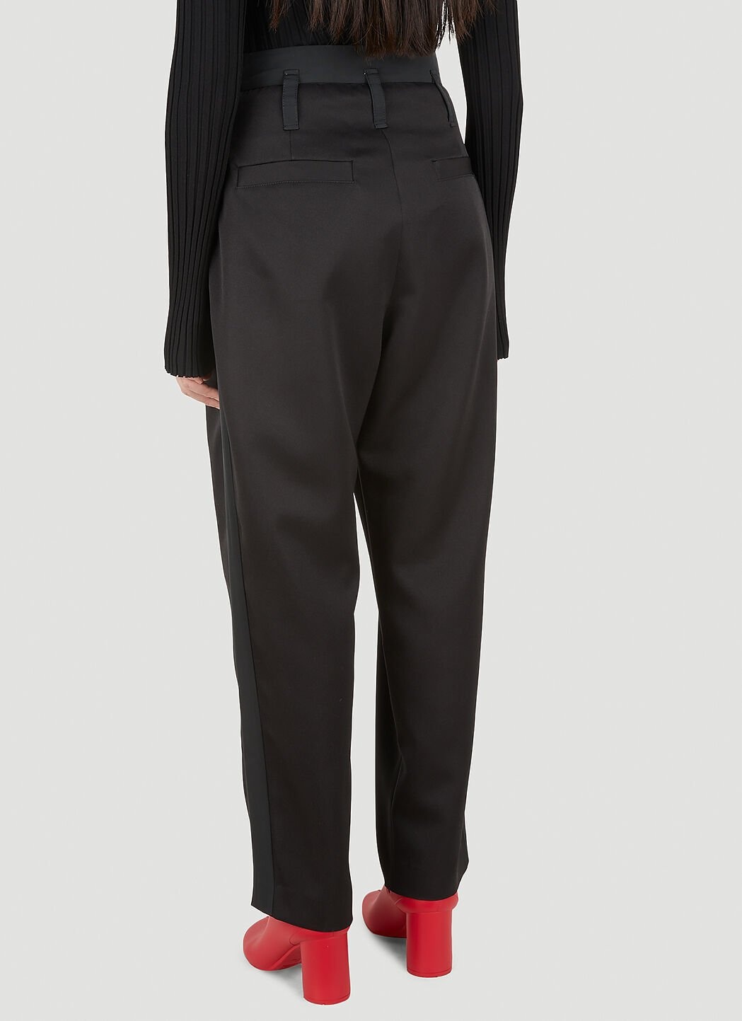 Pleated Tuxedo Pants - 4