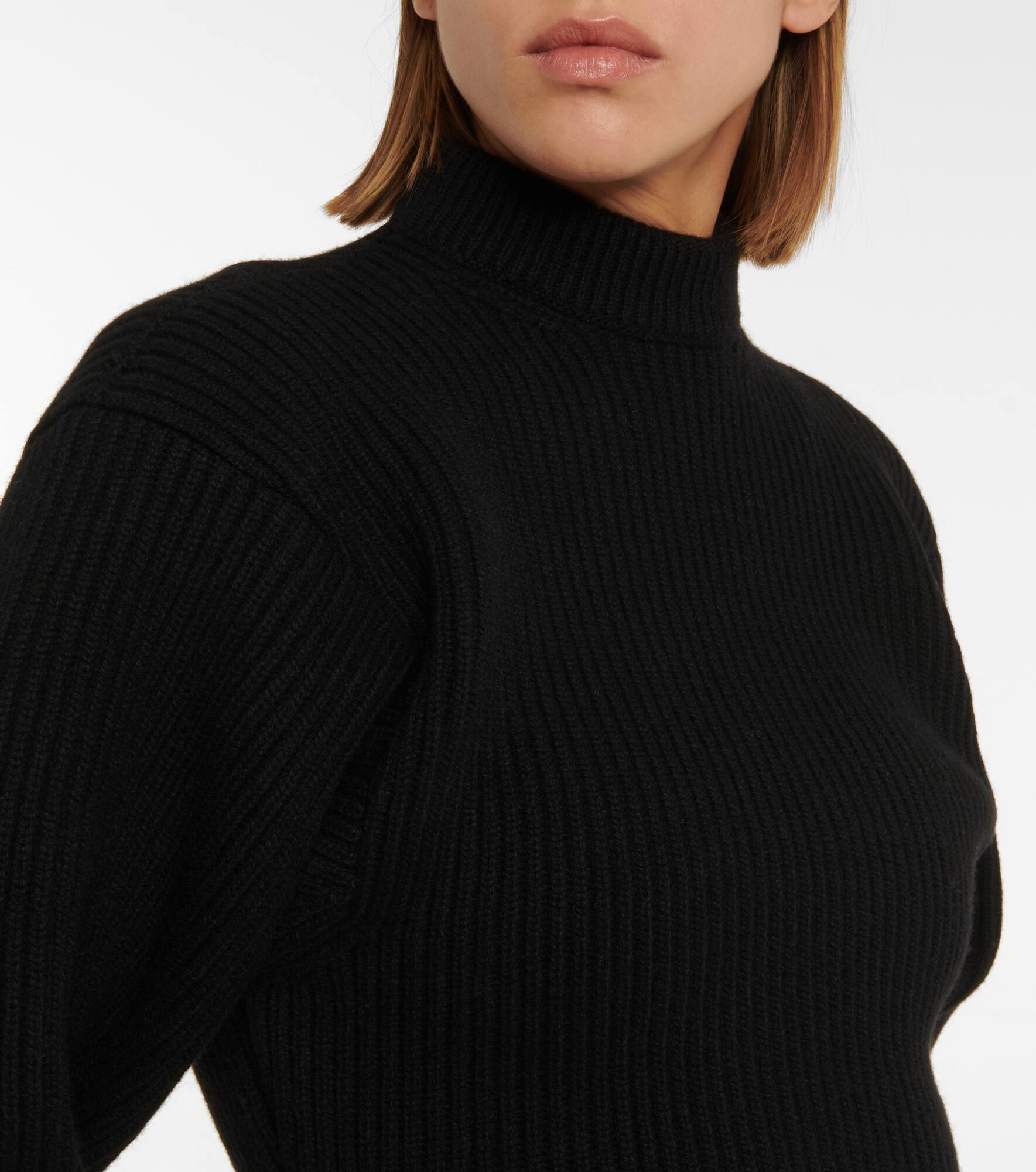 Ribbed-knit wool-blend sweater - 4