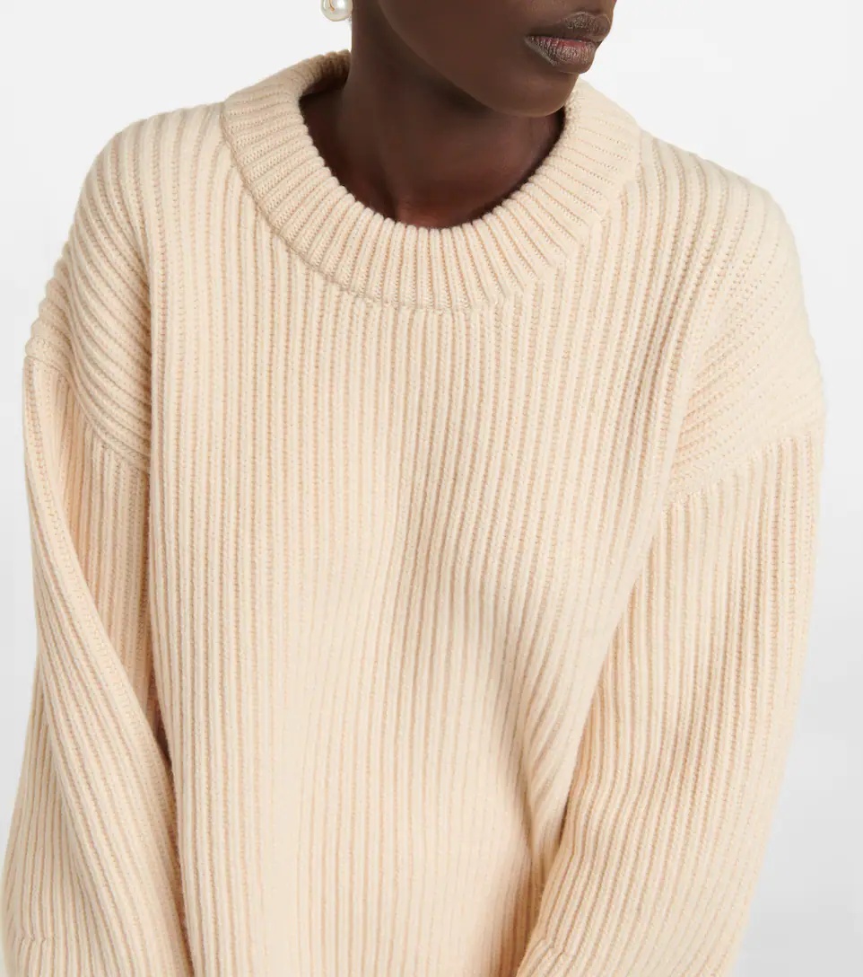 Ribbed-knit sweater - 4