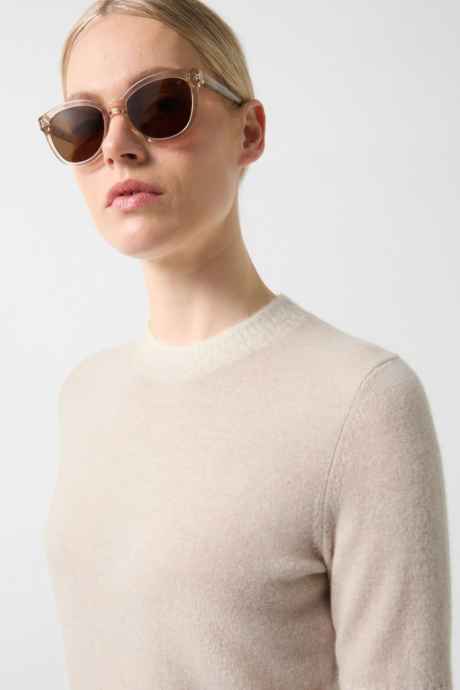Luise knitted top in Sand - 4