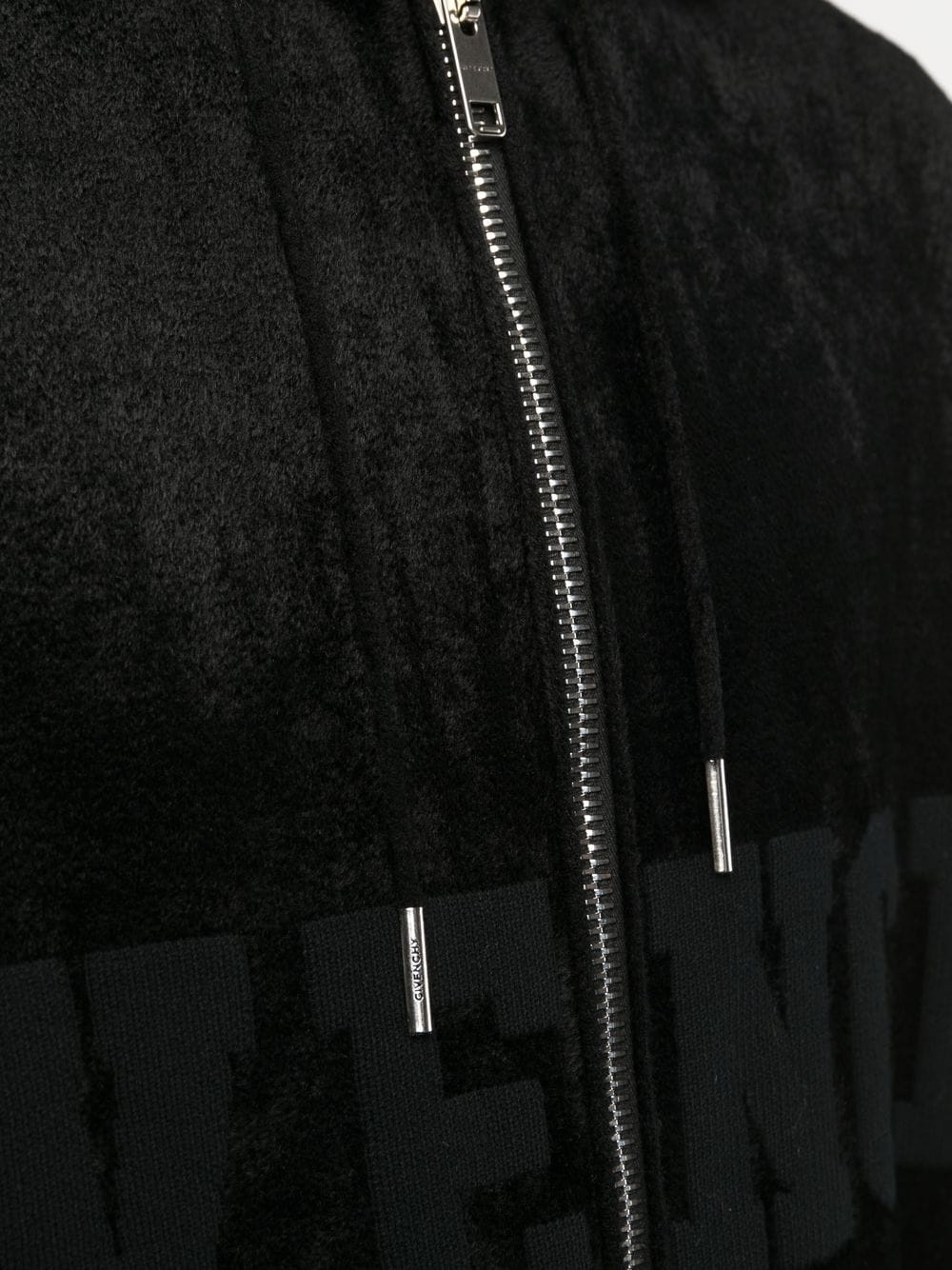 logo-print zip-up hoodie - 5