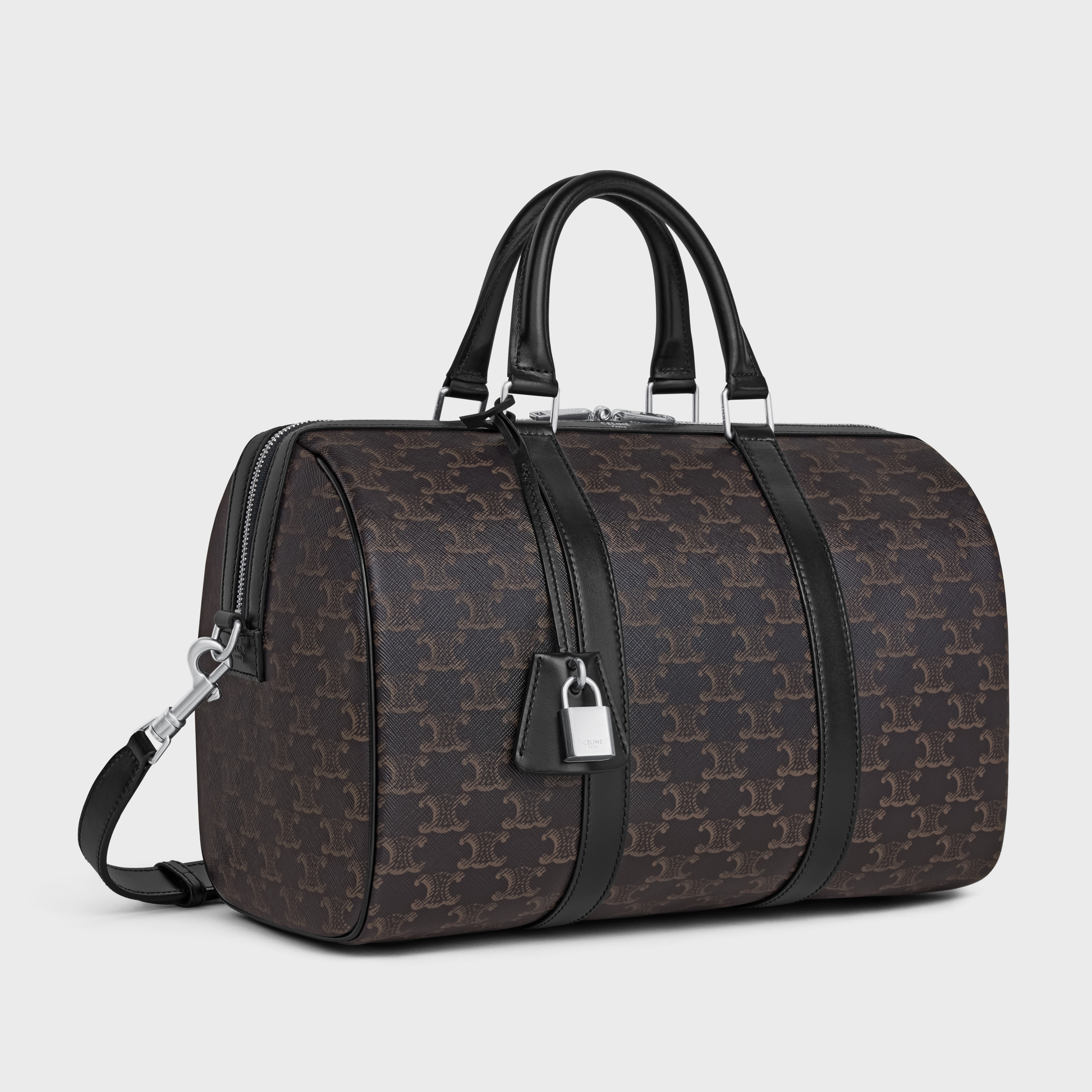 LARGE BOSTON in Triomphe Canvas & calfskin - 2