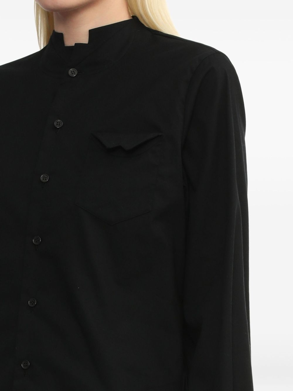 mock-neck shirt - 10