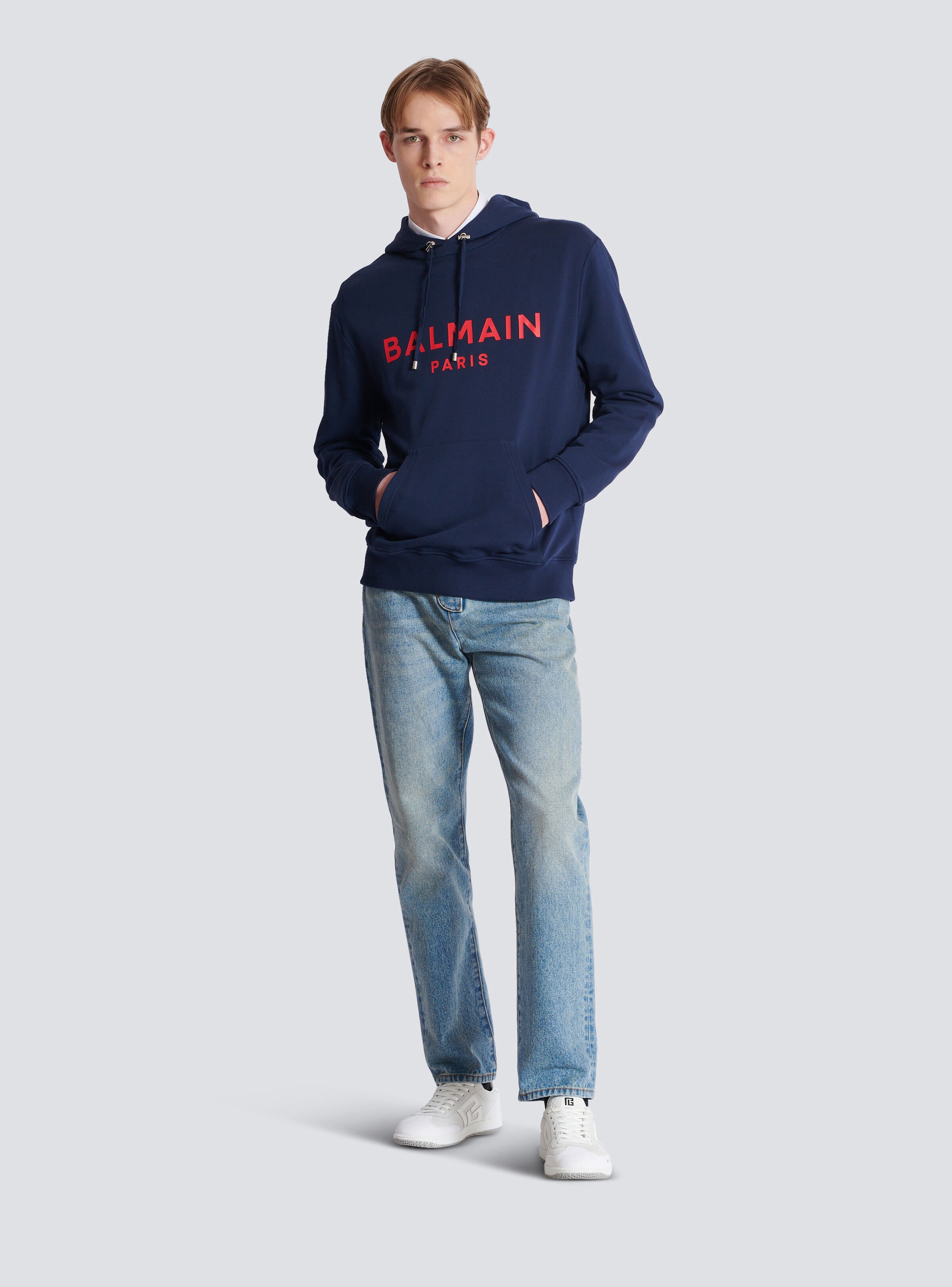 Printed Balmain Paris hoodie - 2