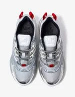 Givenchy Silver Giv 1 Leather & Mesh Trainers - 6