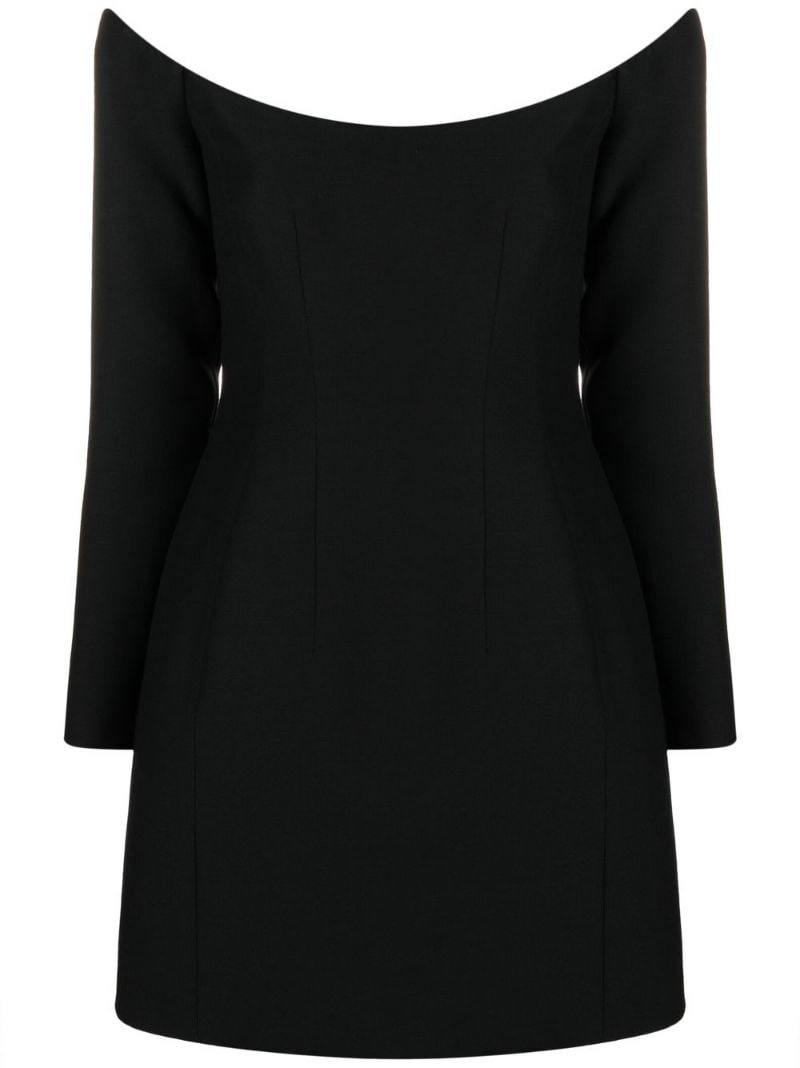 off-shoulder minidress - 2