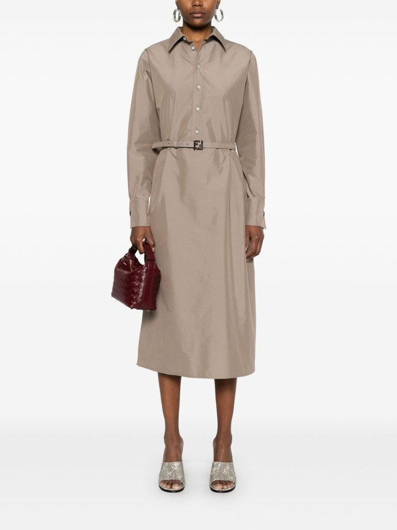 FENDI poplin shirt dress outlook