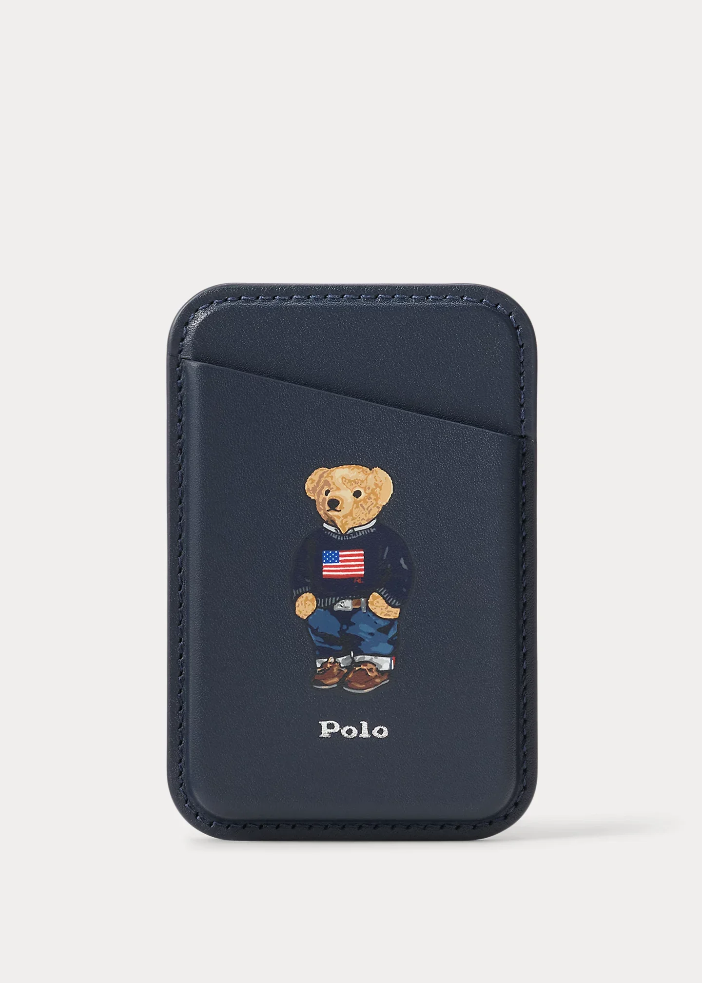 Polo Bear Leather Card Case With MagSafe - 1