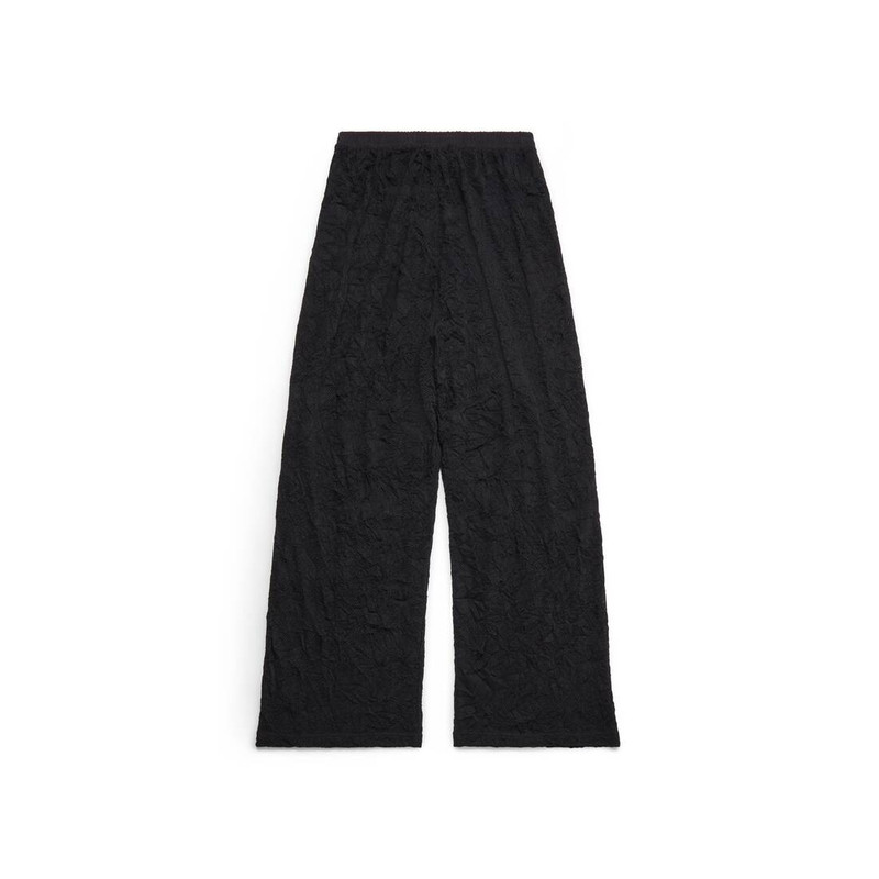 Mesh Baggy Sweatpants in Black 6
