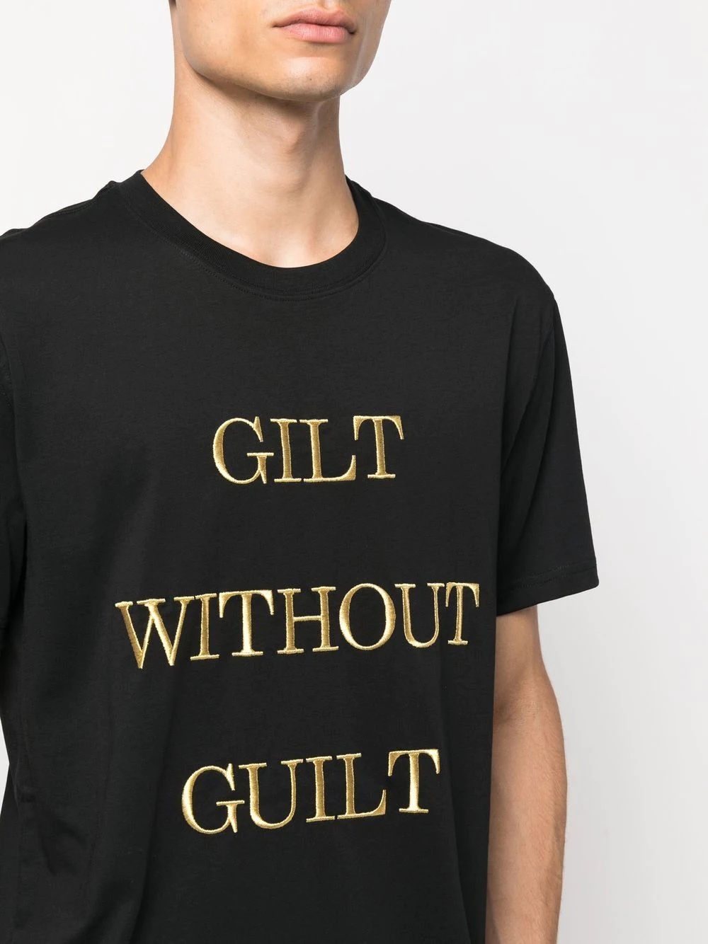 slogan-print short-sleeve T-shirt - 5