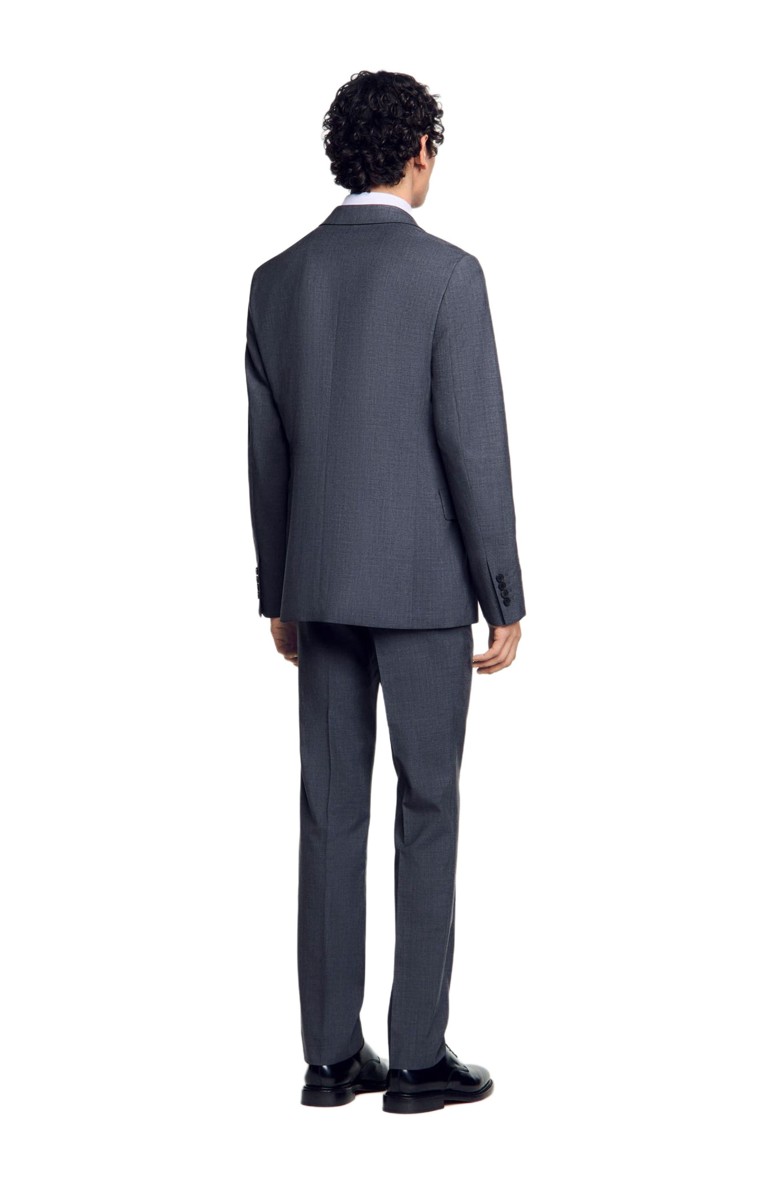 SANDRO Wool suit jacket in Mocked Grey at Nordstrom - 2