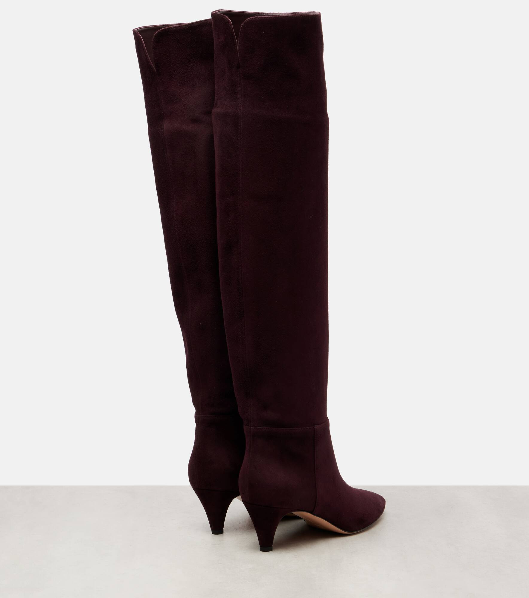 55 suede knee-high boots - 2