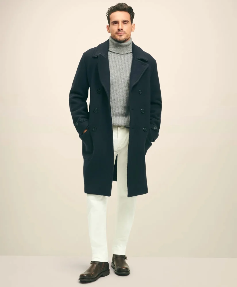 Double Faced Wool Top Coat - 1