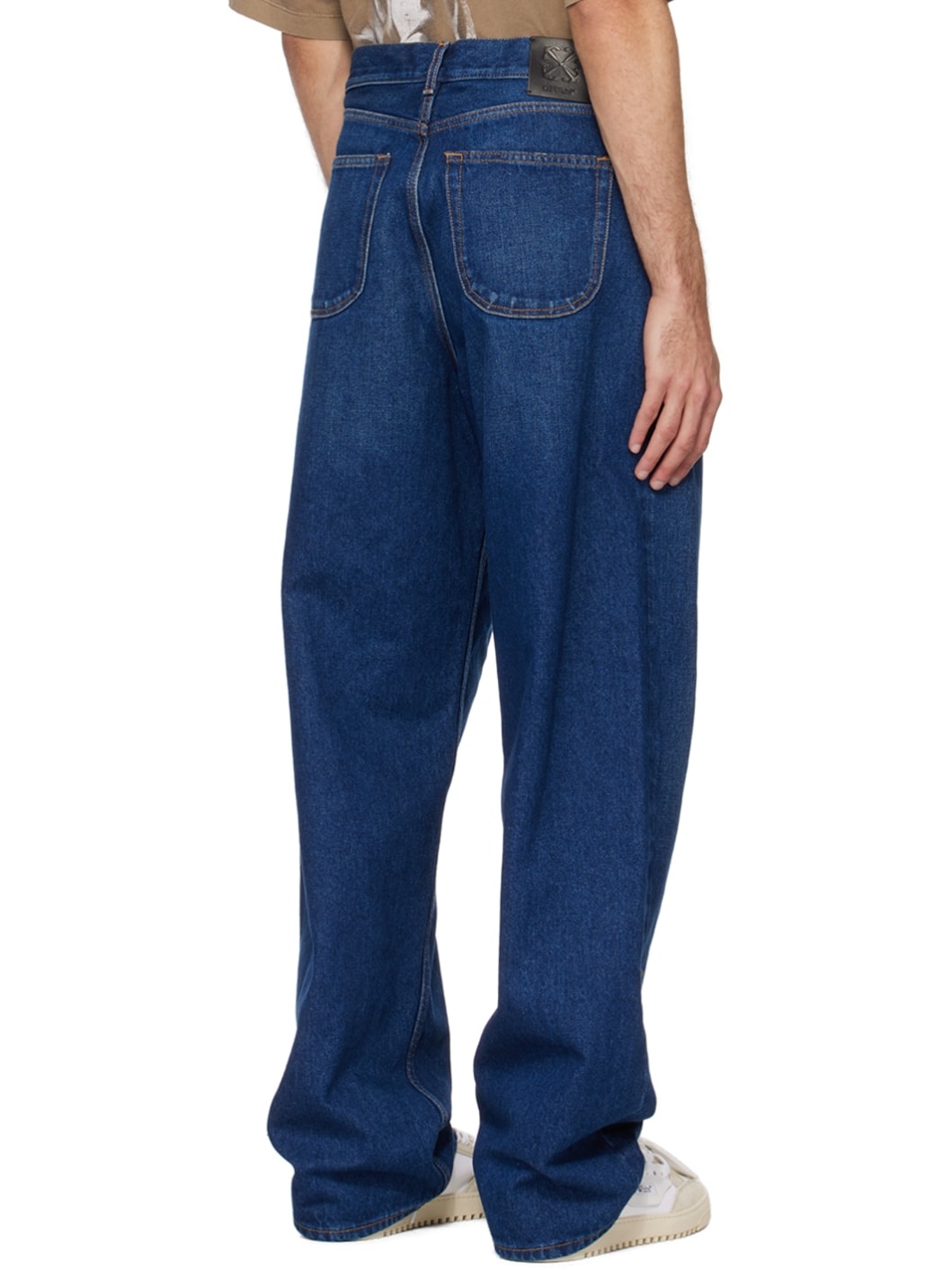 Blue Arr Tab Jeans - 3
