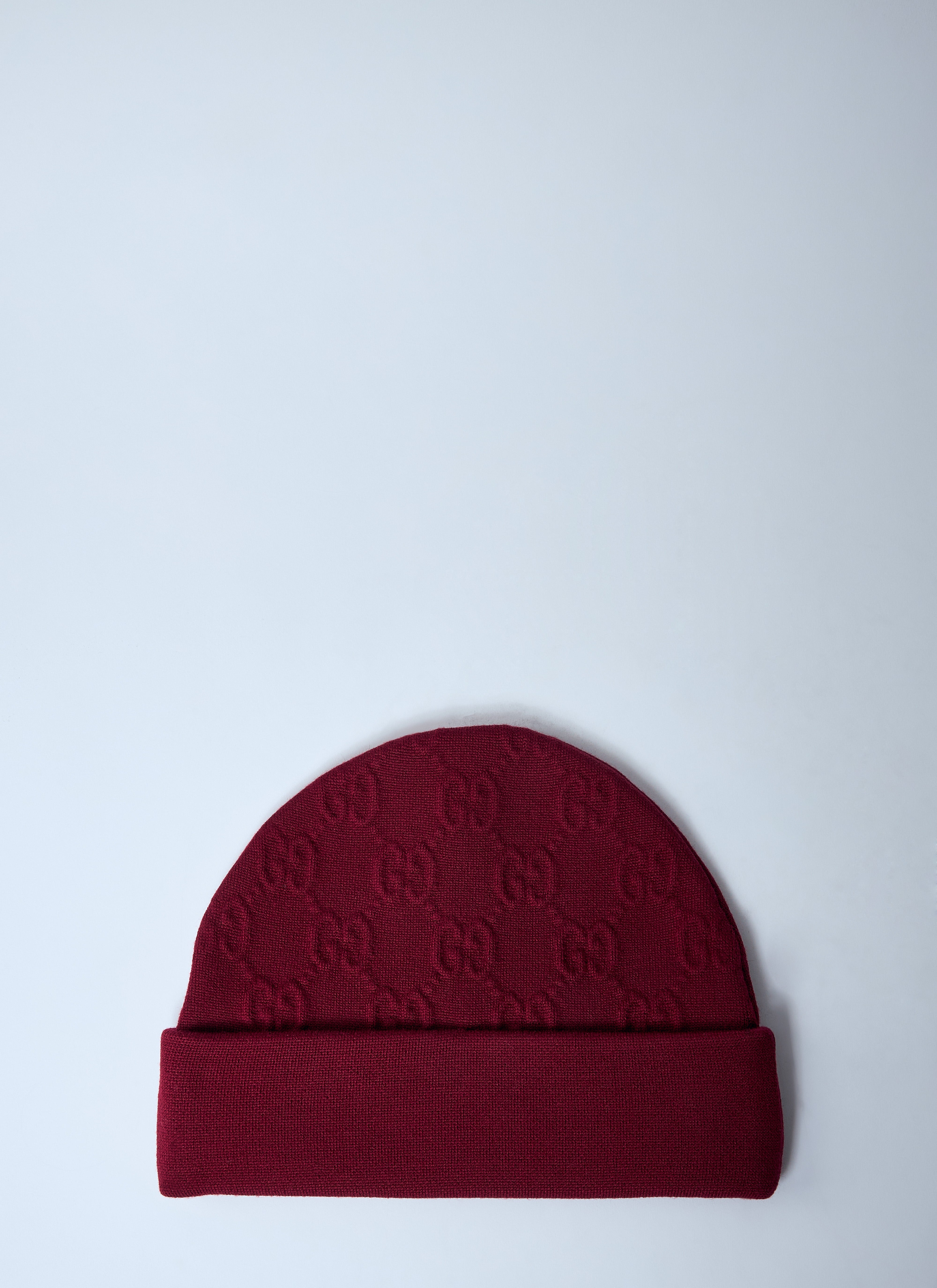 Gucci Men Gg Wool-Blend Beanie - 5